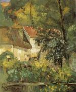 Paul Cezanne The House of Pere Lacroix in Auvers France oil painting artist